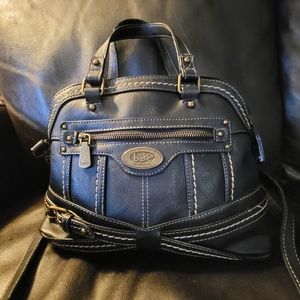 BOC Born Concepts Sachel Purse Out Side Pocket w/ 2 Compartments Inside Black